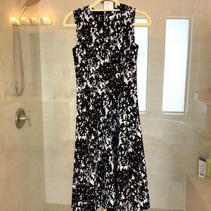 Calvin Klein midi a line dress